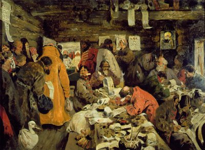 A Law Office in Muscovite Times, 1907 by Sergej Vasilevic Ivanov